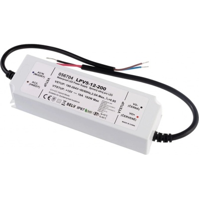 LED zdroj 12V 200W LPV5-12-200 Záruka 5 let - LED zdroj 12V 200W LPV5-12-200 Záruka 5 let TL-056704 056704