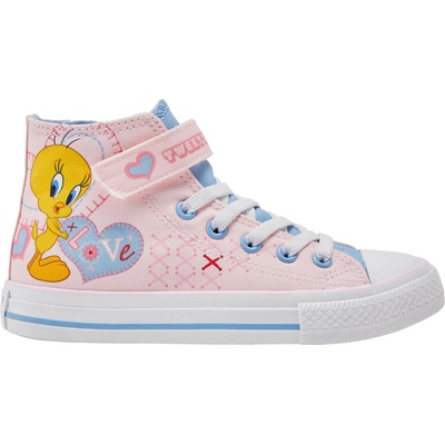 Looney Tunes Robins Tweety ružová svetlomodrá žltá biela