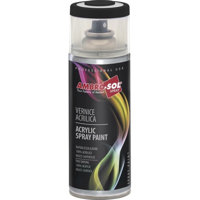 Ambro-sol Spray 400 ml RAL 9005 akryl lesk