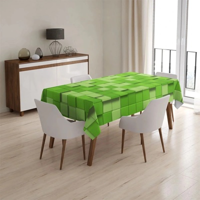 Sablio obrus Green Blocks 3D 130x170 cm