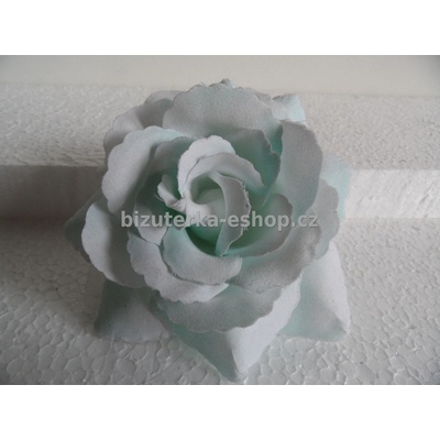 Bizuterka-eshop.cz květ bílo zelený BZ-03436