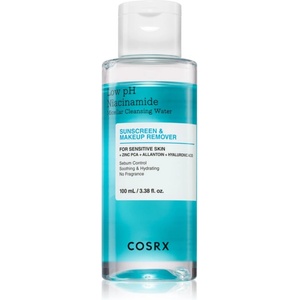 COSRX Low pH Niacinamide Micellar Cleansing Water почистваща мицеларна вода за чувствителна кожа на лицето 100ml