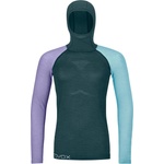 Ortovox Дамско мериносово термобельо Ortovox Women's 120 Comp Light Hoody Merino base layer - Dark Arctic Grey (115-1701-0414)