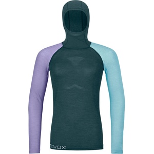 Ortovox Дамско мериносово термобельо Ortovox Women's 120 Comp Light Hoody Merino base layer - Dark Arctic Grey (115-1701-0414)
