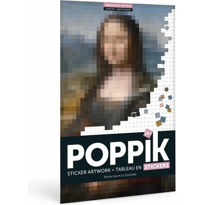 Poppik Samolepkový plakát - DA VINCI (Mona Lisa)
