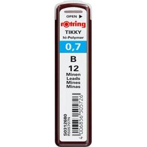 rOtring Графитна сърцевина, B, 0, 7 mm, ROTRING S0312680 (S0312680)