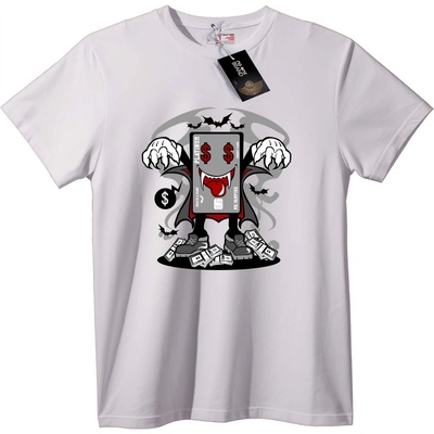 NOONEBRAND Тениска Вампирски Пари - L, White