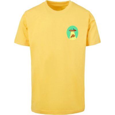 Mister Tee Тениска Ufo Pizza Tee taxi yellow XXLUB-MT1621-02704 - Черен, размер L