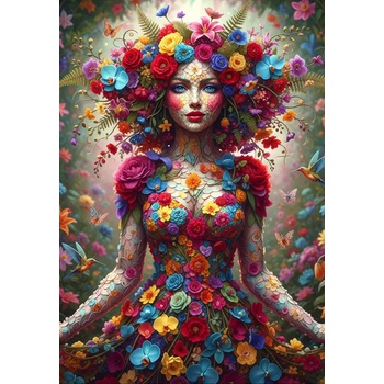 Alipson Puzzle - Puzzle Woman Flowers - 1 000 piese