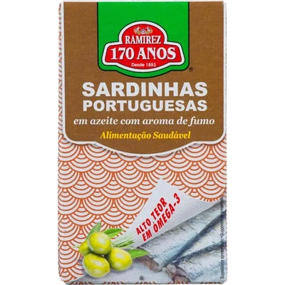 Ramirez Portugalské údené sardinky v olivovom oleji 125 g