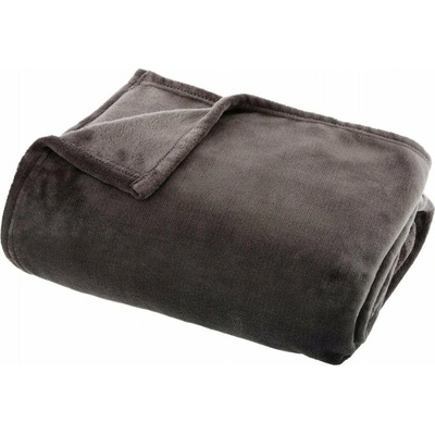 Atmosphera fleece čierna Deka 180x230