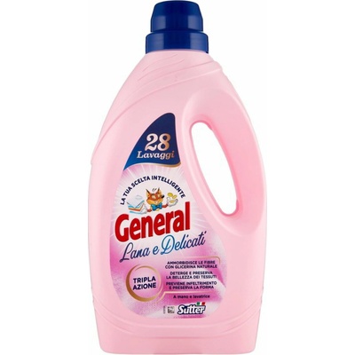 General tekutý prací prostriedok na jenmú bielizeň a vlnu 28 PD 1400 ml