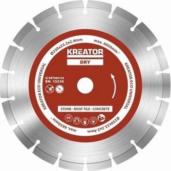 Kreator Diamantový kotouč segmentový 230 mm KRT080102 3 ks