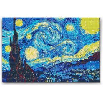 Vymalujsisam Maľovanie podľa čísiel Vincent Van Gogh Hviezdna noc