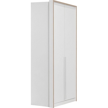 Matis Гардероб kaliopa 2v2f дъб премиум / бяло