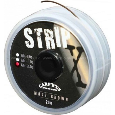 Carp ´R´ Us šnúra Strip-X 15lb 20m Matt Brown