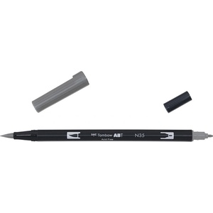 Tombow Маркер ABT Dual Brush N35 хладно сиво 12 (ABT-N35)