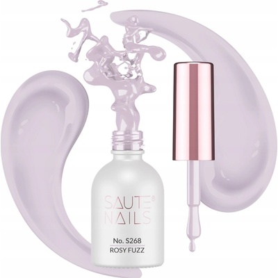 SAUTE NAILS Hybridní lak na nehty S268 ROSY FUZZ 8ml