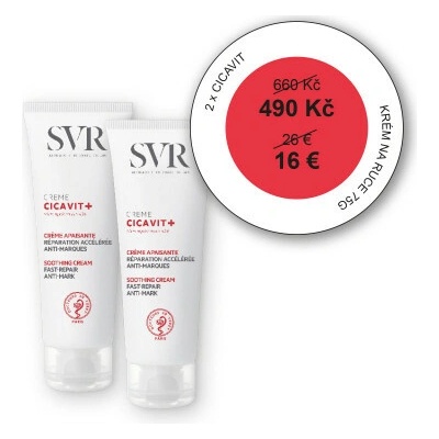 SVR Cicavit+ Mains krém na ruce duopack 2x75g