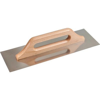 Hladítko Strend Pro Premium, HardWood, drevená rúčka, 270x130 mm, rovné, 0,7 mm, nerez