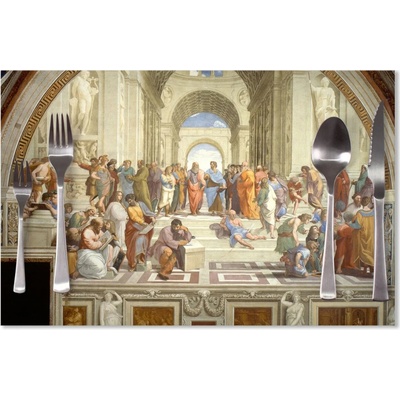 Sablio Prestieranie Athénská škola - Raffael Santi 40x30cm
