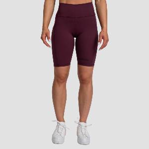 GymBeam Дамски байкър шорти Biker Eggplant M