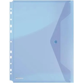 DONAU Калъф за документи a4, pp, патент, с щипка, donau, син 8540001pl-10 (8540001pl-10)