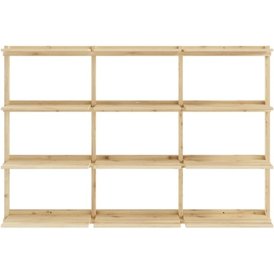Karup Стенна библиотека от масивен бор в естествен цвят 192x127 cm Groove - Karup Design (144310019212800)