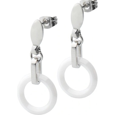 BM Jewellery Náušnice visací keramické 1,8 ⌀ RING S526050