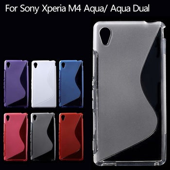 Púzdro S-Line Sony Xperia M4 Aqua čiré