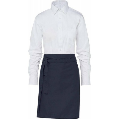 SG Accessories - BISTRO Krátká číšnická zástěra Brussels s pevným páskem 78 x 52 cm modrá námořní