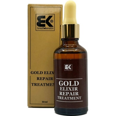 Brazil Keratin Gold Elixir Repair Teatment regeneračna keratinová starostlivosť 50 ml
