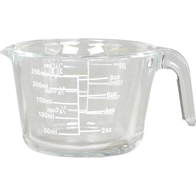 Chic Antique Skleněná odměrka Clear 250 ml, čirá barva, sklo