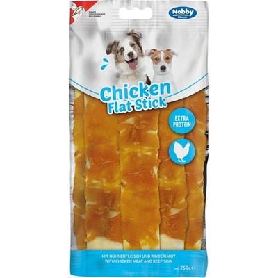 Nobby Classic maškrty kuraciecí ploché tyčinky 250 g
