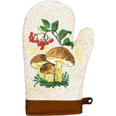 Frobyt Kuchyňská chňapka HOUBY hnědá 28 x 18 cm