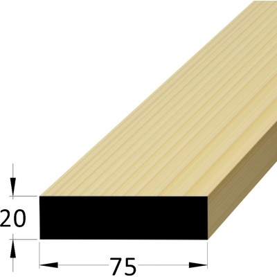 Prkno hobl. BO 20x75 x 2450