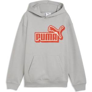 PUMA Суичър Puma Kids Lab Logo Over the Head Hoodie - Grey