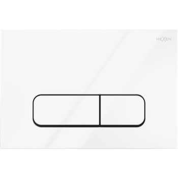 Mexen Fenix 02 бутон за промиване, бял лъскав - 600200 (600200)