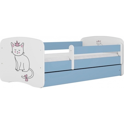 Kocot kids Babydreams kočka modrá bez šuplíků bez matrace