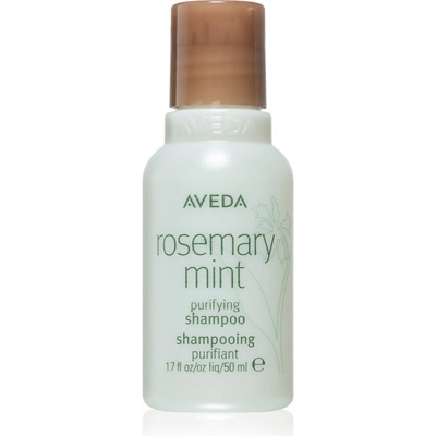 Aveda Rosemary Mint Purifying Shampoo дълбоко почистващ шампоан за блясък 50ml