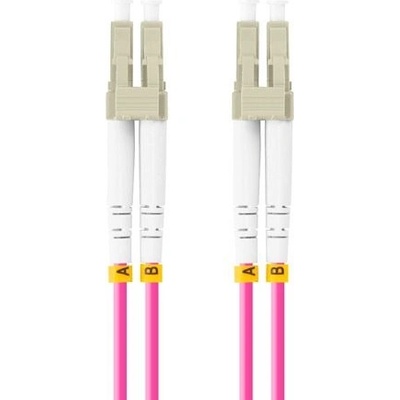 Lanberg FO-LULU-MD41-0010-VT optický patch, MM LC/UPC-LC/UPC duplex, 1m barva magenta – Hledejceny.cz