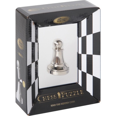 Hanayama Метален логически пъзел Hanayama - Cast Chess Pawn (473681)