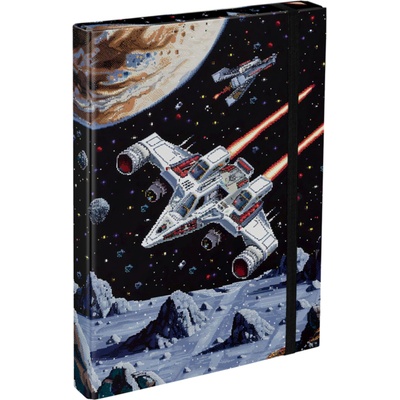 Baagl Папка за ученически тетрадки A4 Pixel Space BAAGL | Cheren | Момчешки | ONE SIZE