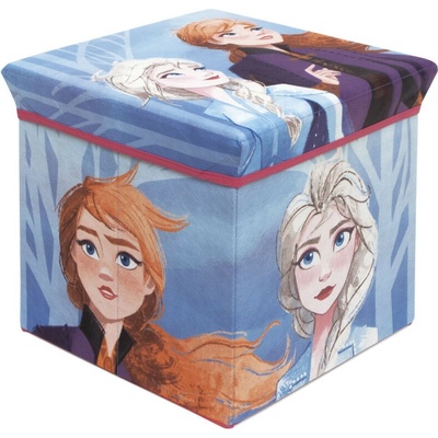 Arditex Taburet FROZEN modrý 30×30×30 cm