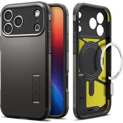 Калъф Spigen Tough Armor "T" MagSafe за iPhone 17 Pro Max - сив (8800283314304)