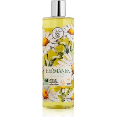 Bohemia Gifts & Cosmetics Flower Line Chamomilla umývací gél na telo a vlasy 400 ml