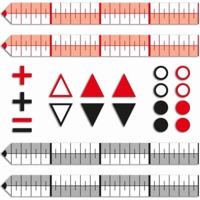 Числова ос / Координатна система - магнитен комплект