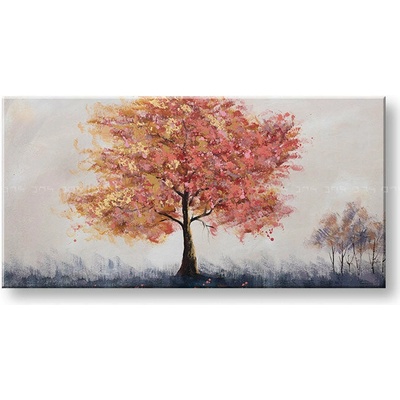Maľovaný obraz na stenu STROMY 100x50 cm - 100×50 cm / Klasický 2 cm