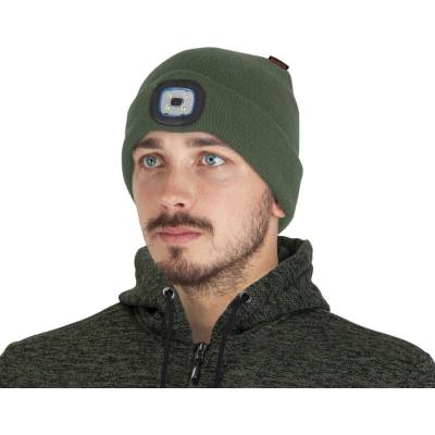 BENNON LUMOS USB LED HAT tmavo zelená