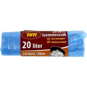 TUTI Кошче за боклук, 20 л, 20 бр. , 50x50 см, 9 , TUTI, синьо PDP_018 (PDP_018)